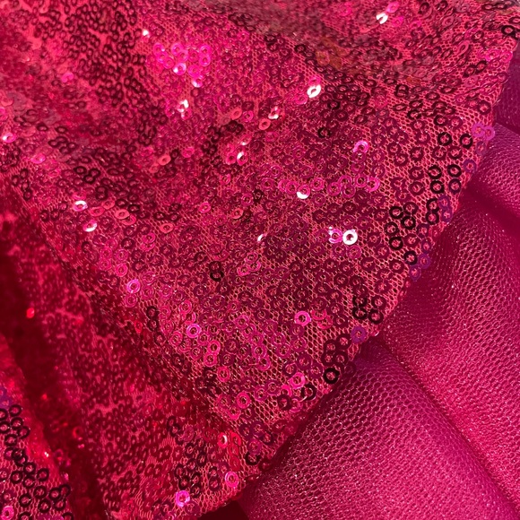 Barbie pink sequin party / graduation dress - Picture 6 of 8